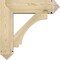 Ekena Millwork Imperial Arts and Crafts Rough Sawn Bracket w/ Offset Brace, Douglas Fir, 8"W x 28"D x 28"H BKT0806X28X28IMP03RDF - alternate 3